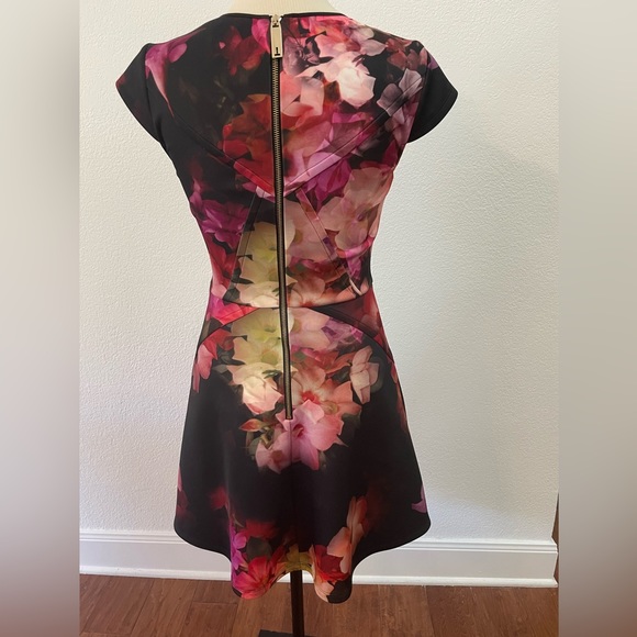 Ted Baker womens scuba zip dress size 1 - Picture 4 of 4